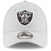 Men's Oakland Raiders New Era Gray The League 9FORTY Adjustable Hat 2485382